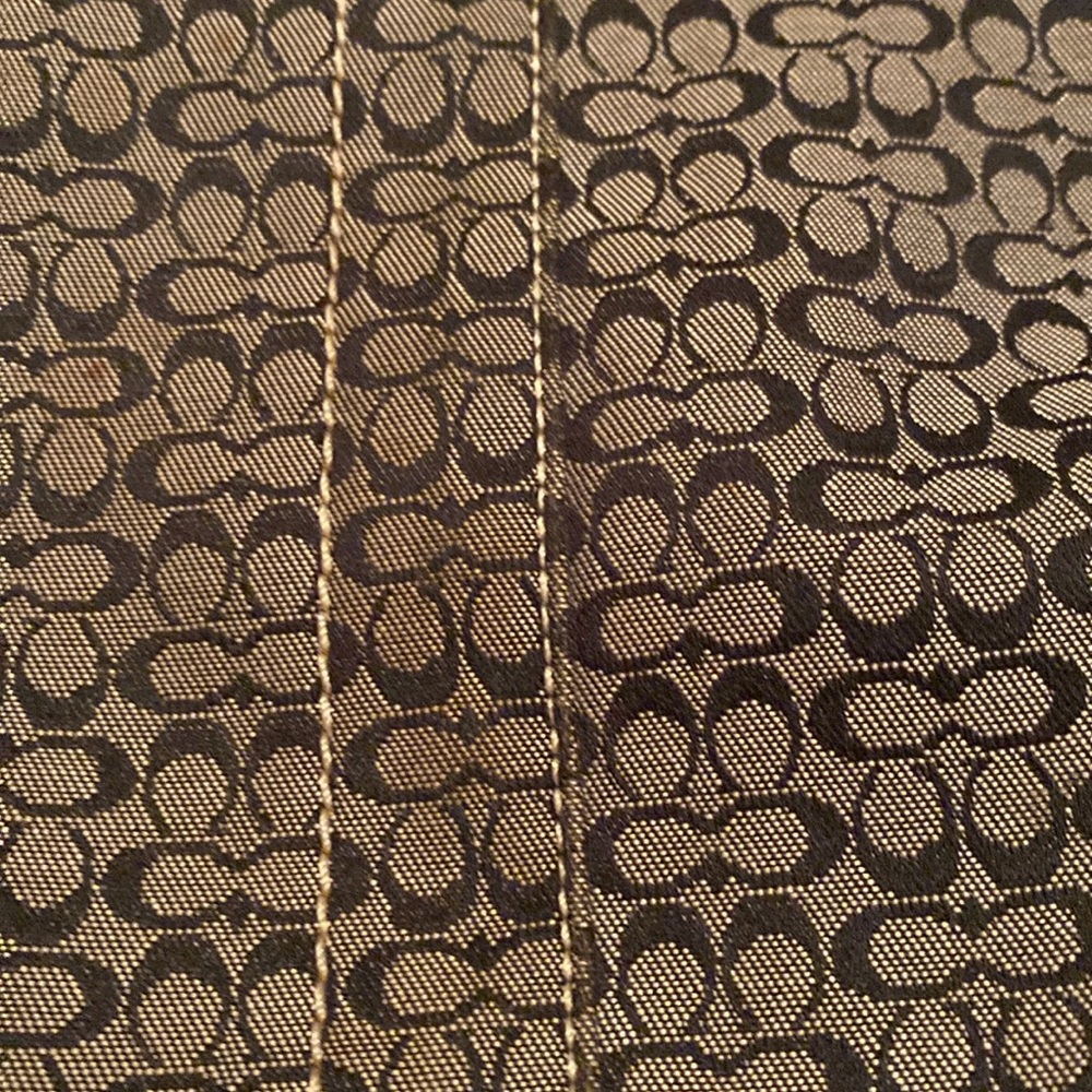 Coach hobo shoulder bag. Black/gray - Picture 10 of 10